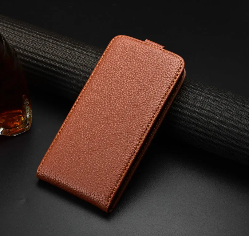 Lichi Brown Для UMIDIGI A5 Pro Чехол 3D цветок милый мультфильм Вертикальный флип кожаный чехол - Цвет: Lichi Brown