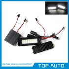 Светодиодный светильник без ошибок для номерного знака Volkswagen VW Golf4567 GTi MK4 MK5 MK6 MK7, 2 шт.