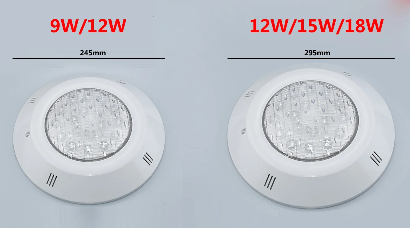 Светодиодный RGB подводный бассейн свет Multi-Цвет 9W12W15W18W 24 W гамма пульта дистанционного управления наружного освещения IP68 подводный светильник