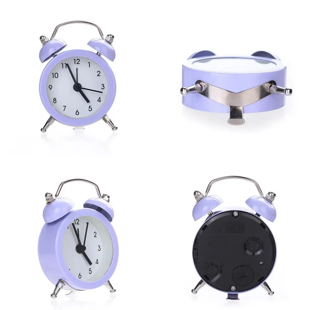 Металлическая настольная сигнализация LP44 декоративные круглые цифровые часы 50 г