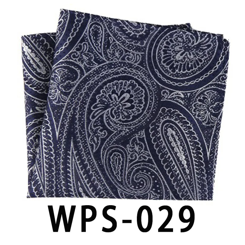 WPS-29 Новые дизайнерские популярные 25X25 см большой платок человек, узор «огурцы» цветочный узор в горошек нагрудный платок Для мужчин Повседневное Платки для Для мужчин костюм - Цвет: WPS-29