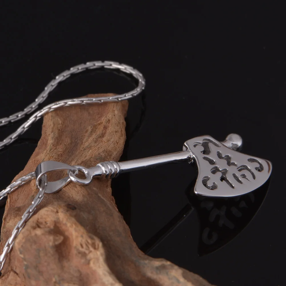 Nice unique fashion classic axe Shaped Pendant Necklace three styles |
