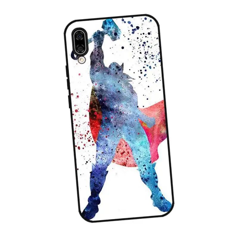 P223 Thor Black Silicone Case Cover For Huawei Honor 8C 8X 9 10 20i V10 V20 Note10 Max Lite Magic2 | Mobile Phone Cases &amp Covers