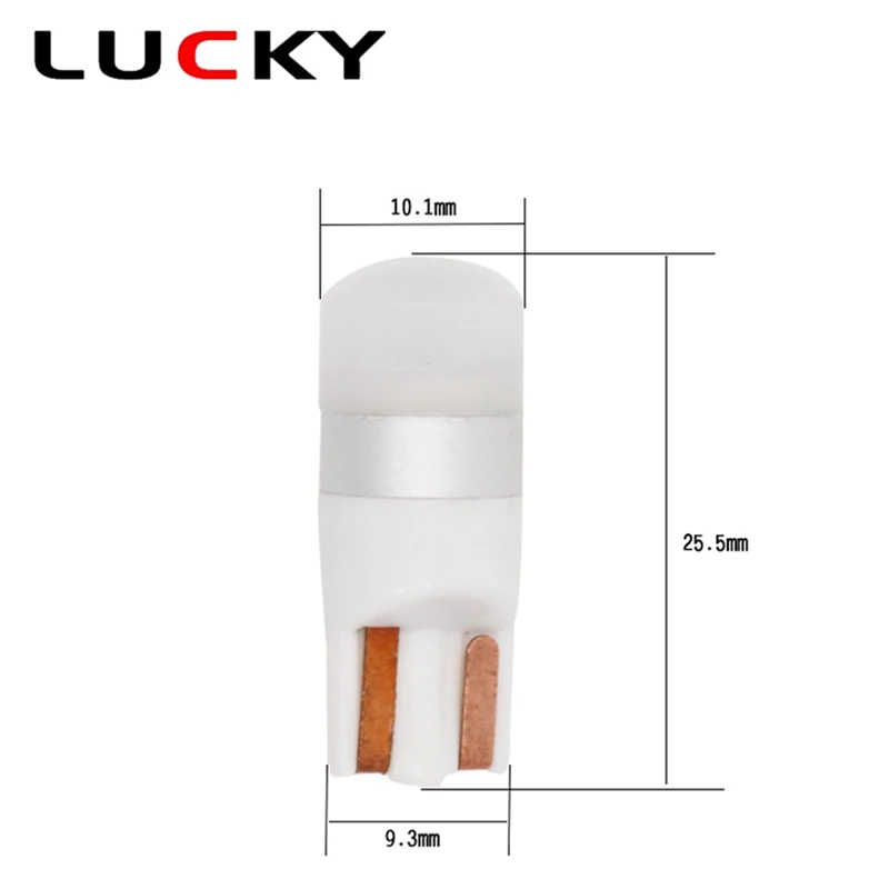 10 шт./лот CNILUCKY Высокое качество авто лампа LED T10 лампы W5W 194 1x3030SMD автомобильные огни