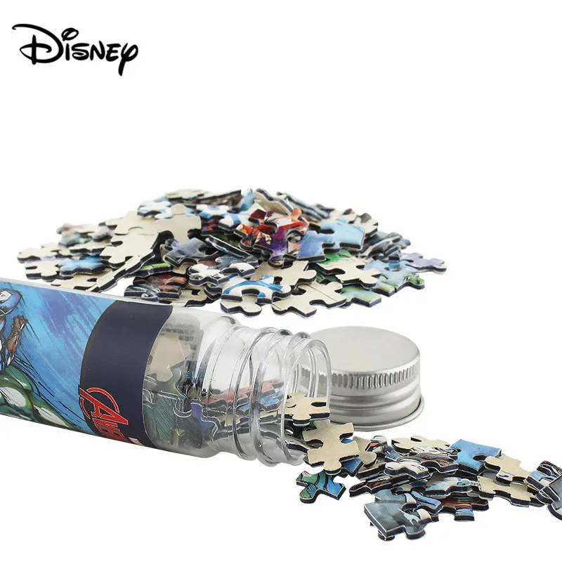 Disney Мстители 150 шт пробирки пазл мини игры игрушки для детей взрослых обучающая