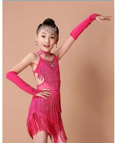 Платье для латинских танцев женское с бахромой | Детская одежда и обувь