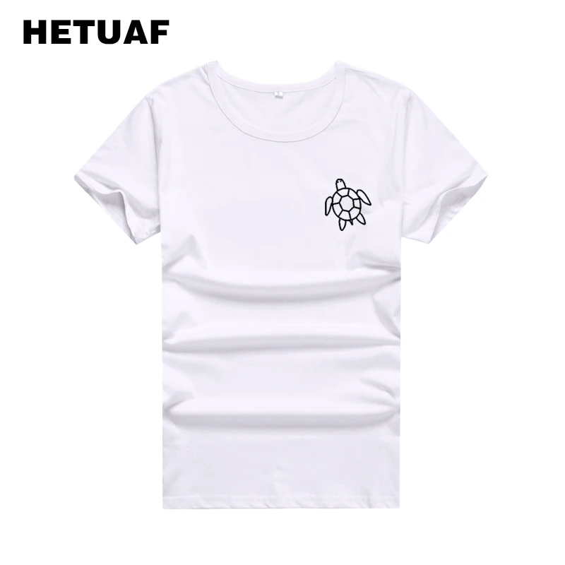HETUAF Kawaii карман черепаха футболка женская повседневная обувь Обувь с рисунком