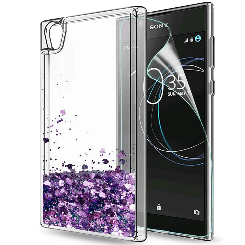 Блестящий чехол для sony Xperia XA XA1 XA2 X XZ XZS XZ1 XZ2 L1 L2 E5 E6 ультра компактный Блестящий зыбучий песок жидкий ТПУ чехол Slicone