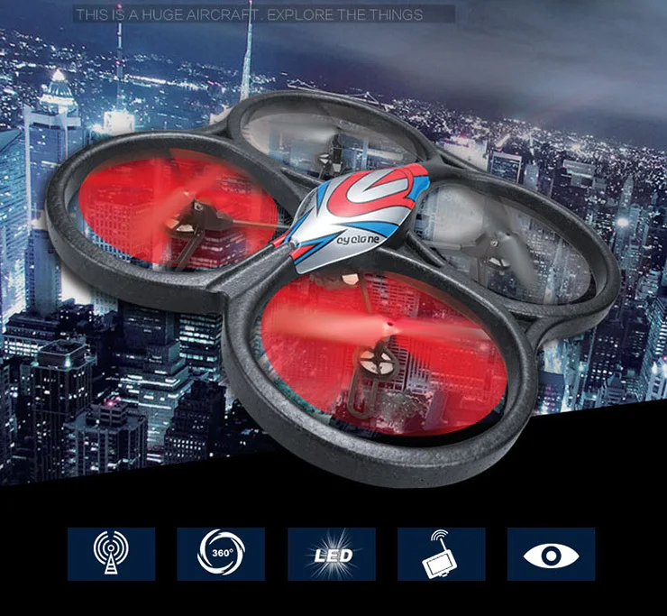 WLtoys V666N FPV 6 осевой гироскоп НЛО барометр набор высокий Радиоуправляемый Дрон с