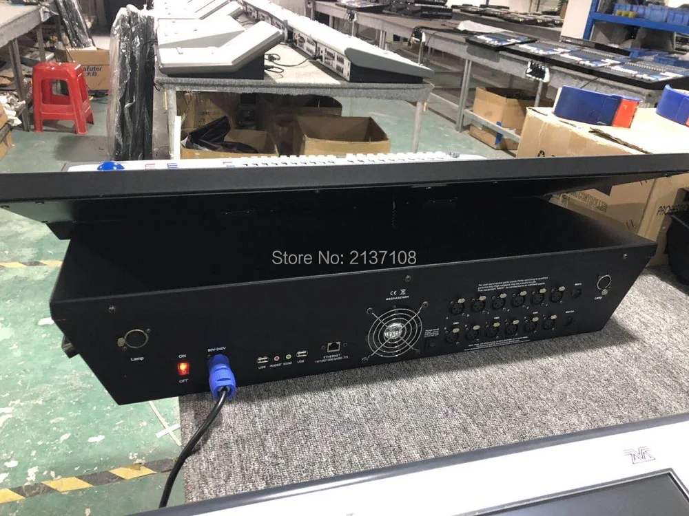 Двойной экран Tiger Touch Plus консоль 11,1 программное обеспечение i7CPU DMX Luces DJ диско вечерние Контроллер освещения музыки с футляром