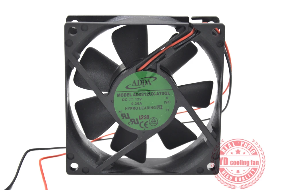 Новый ADDA AD0812UX-A70GL 8 см 8025DC12V Вентилятор охлаждения |