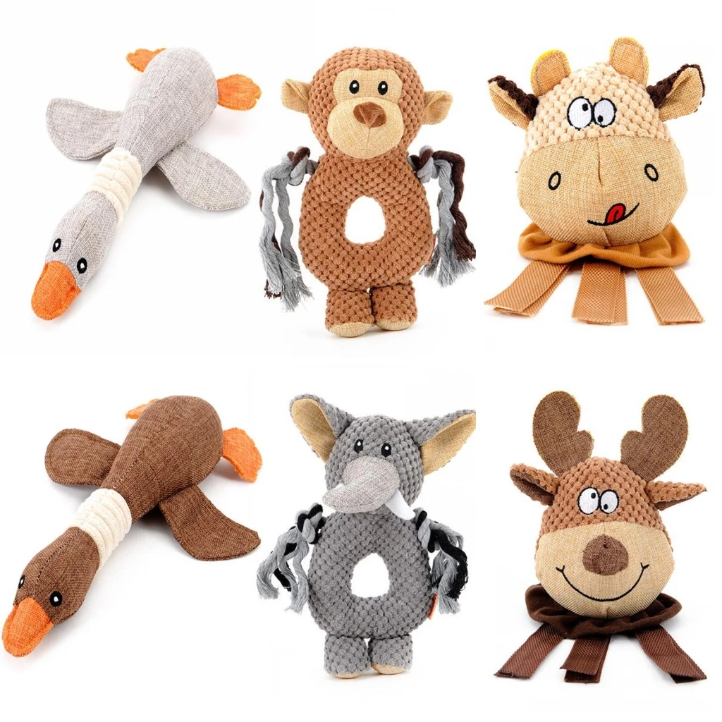 Милая собака жевательная игрушка для домашней собаки звуковые игрушки твердая