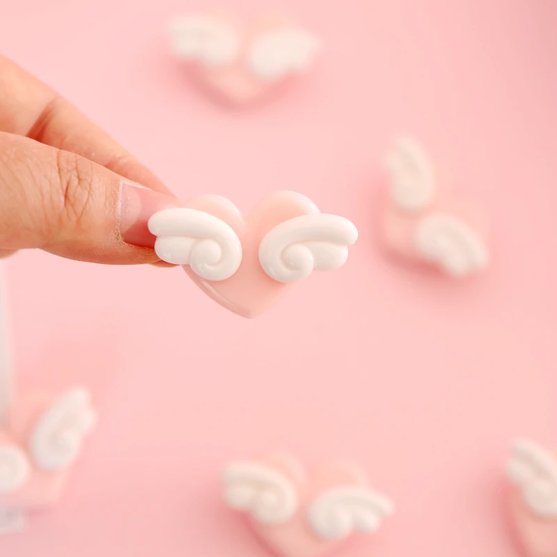 3 шт./лот розовый зажим для бумаги в форме сердца с крыльями ангела принцессы