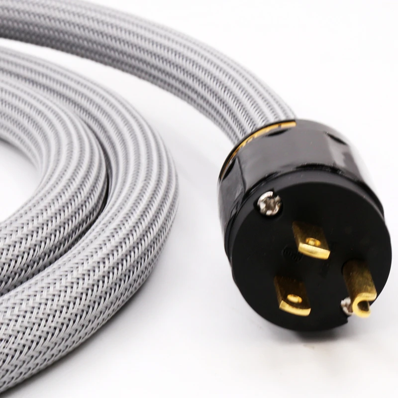 Hi end 1 2 м шнур питания переменного тока США аудиофил HiFi аудио удлинитель Кабель P 029