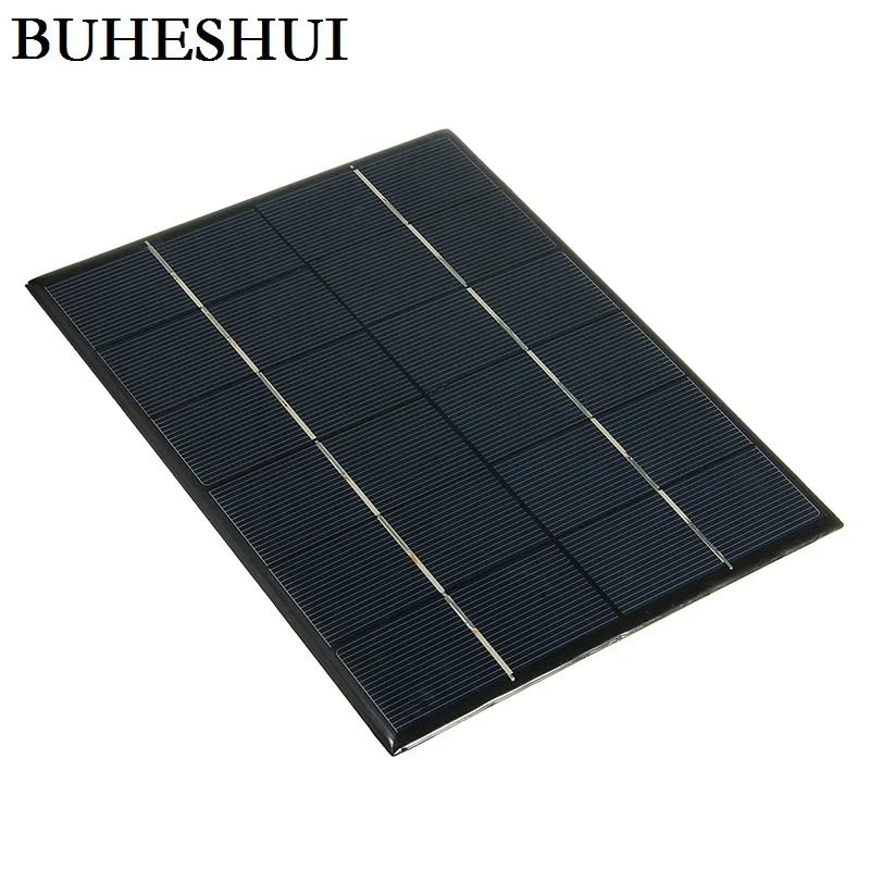 

BUHESHUI 5W.2 6V Solar Cell Polycrystalline Solar Panel Solar Module DIY Solar Charger 5pcs/lot 165*210*3MM Epoxy Free Shipping