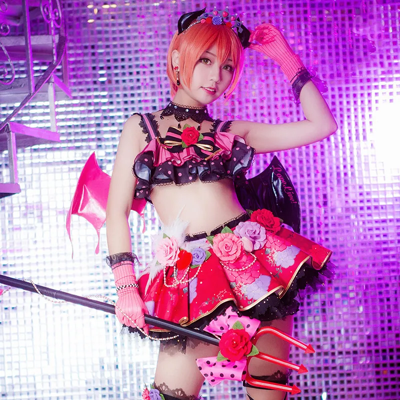 Hoshizora Rin Косплей Love Live! Lovelive проект школьного идола пробуждение идолизированный