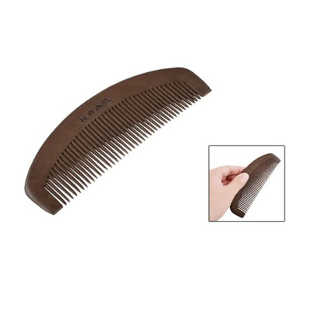 New Coffee Hairdressing Fragrant Natural Wood Wooden Hair Care Comb 5.7&quot Long FREE SHIPPING | Красота и здоровье