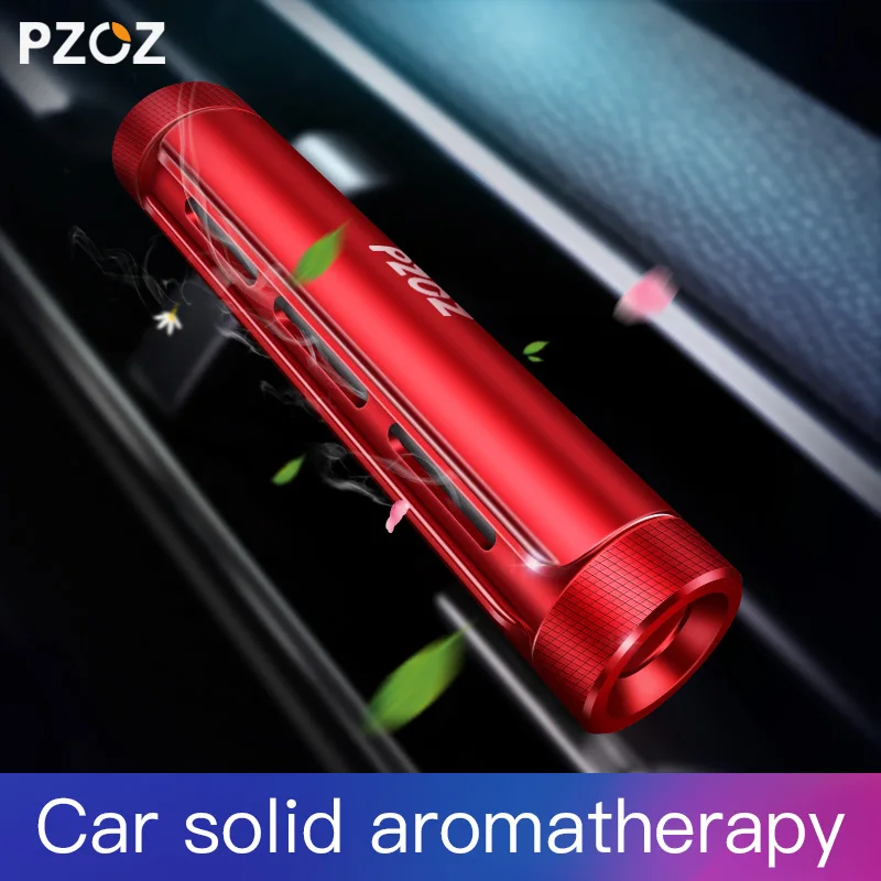 PZOZ роскошный Автомобильный держатель для ароматерапии, автомобильный воздухозаборник, твердый аромат, аромат лимона, Авто держатель, автомобильный освежитель, одеколон, держатель духов