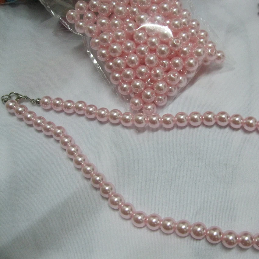 Комплект из колье браслета и ожерелья 8 мм|fashion pearl jewelry sets|pearl setfashion set |