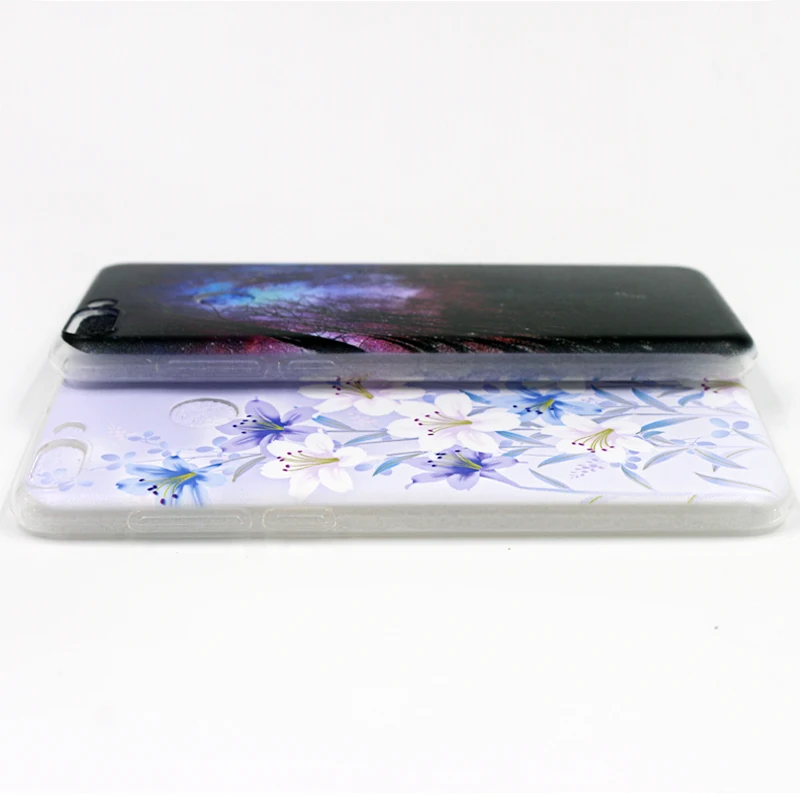 For Huawei P Smart 5.65 Inch Colorful Phone Case Soft Tpu Silicone Cover Printed Fundas |