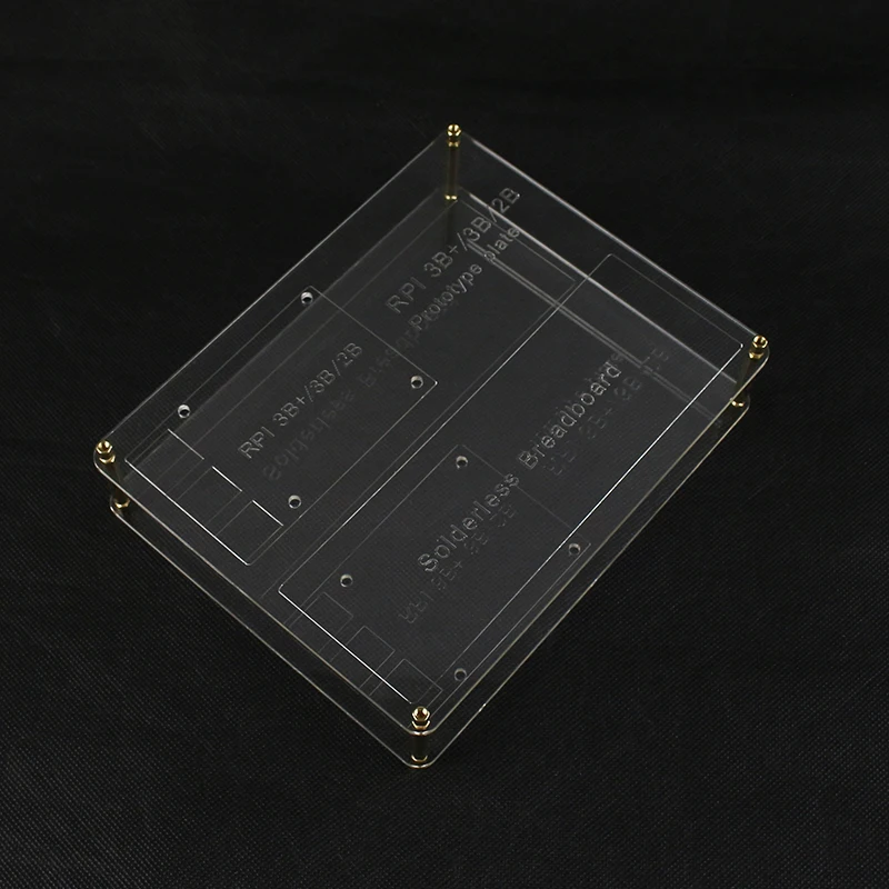 2 набора Raspberry Pi акриловая пластина для эксперимента + макетная доска