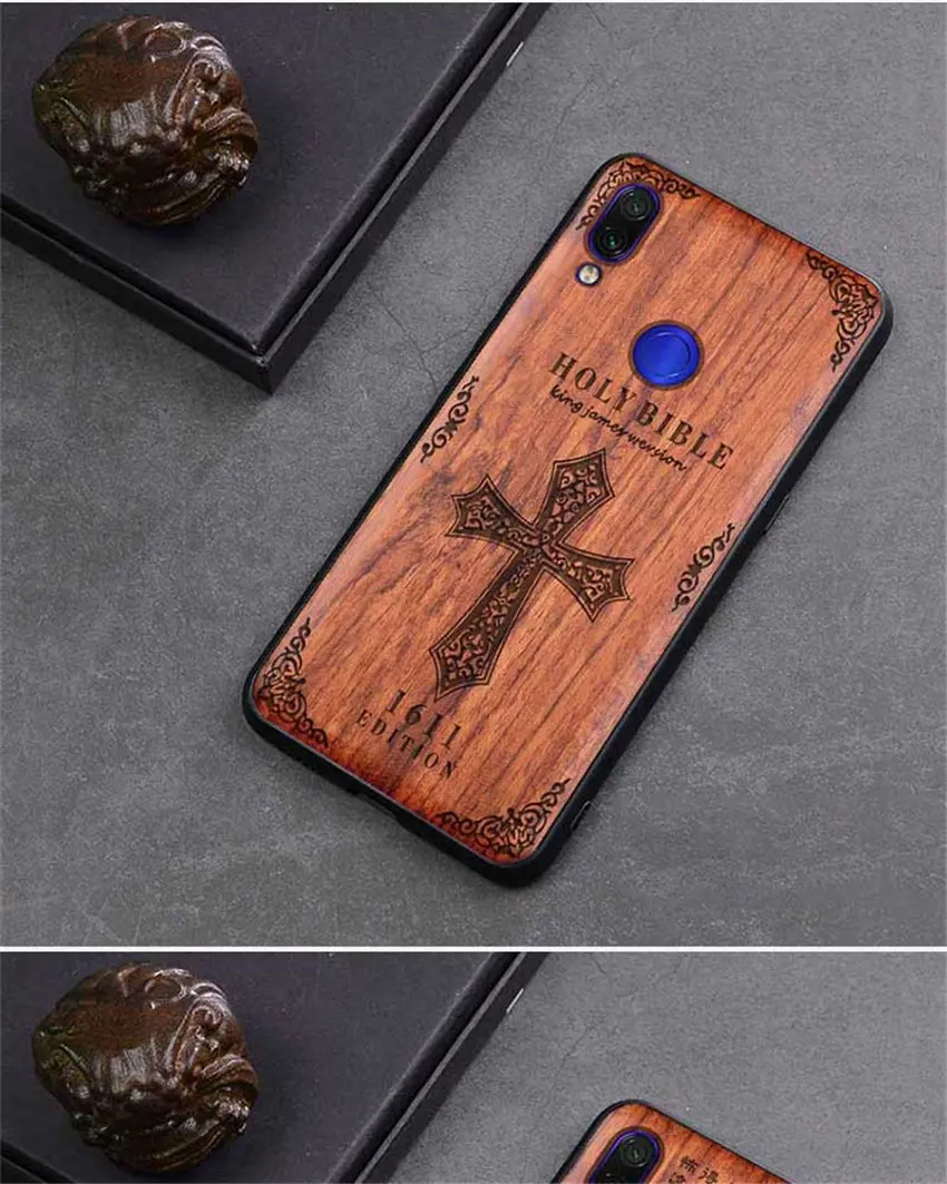 Чехол для Redmi Note 7 из натурального дерева, чехол для Xiaomi Redmi Note 7 Note7 Pro, чехол из палисандра, ТПУ, ударопрочный чехол на заднюю панель, чехол для телефона