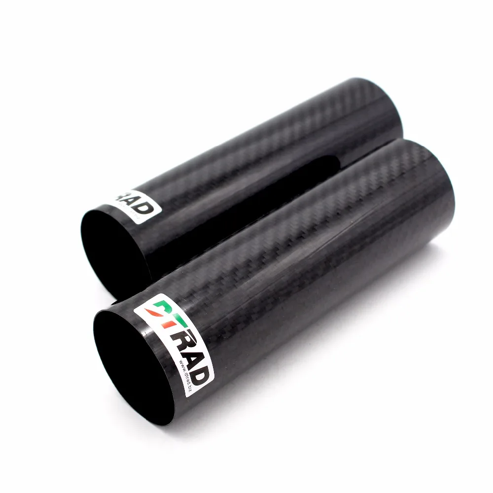 

CARBON FIBER FORK GUARDS WRAPS Protectors Upper & Lower For Honda CR85R 2003-2007 CRF150R 2007-2018 Full Carbon