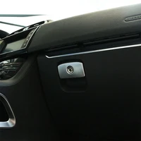 for jaguar xe xf f pace f pace x761 2016 abs chrome co pilot storage box handle knob keyhole decorative cover trim