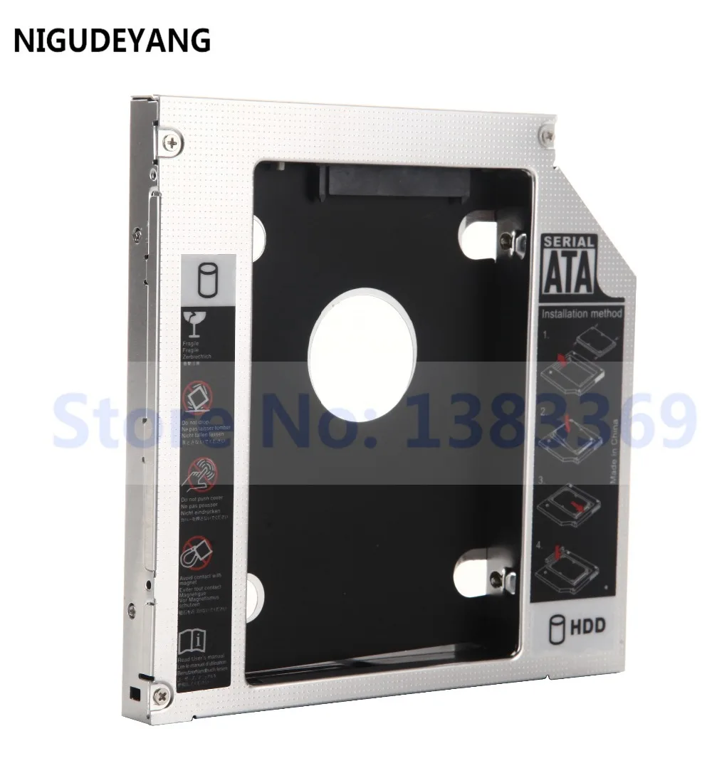 

NIGUDEYANG 2nd жесткий диск HDD SSD SATA Caddy адаптер для Lenovo ThinkPad p580 swap DS8A8SH DVD