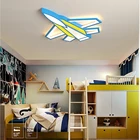 Потолочная светодиодная люстра в виде самолета, 90-260 в