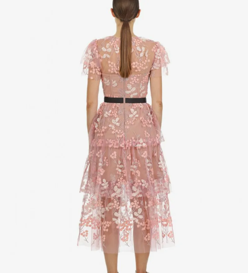 Женское длинное плиссированное платье макси дизайнерское праздничное для