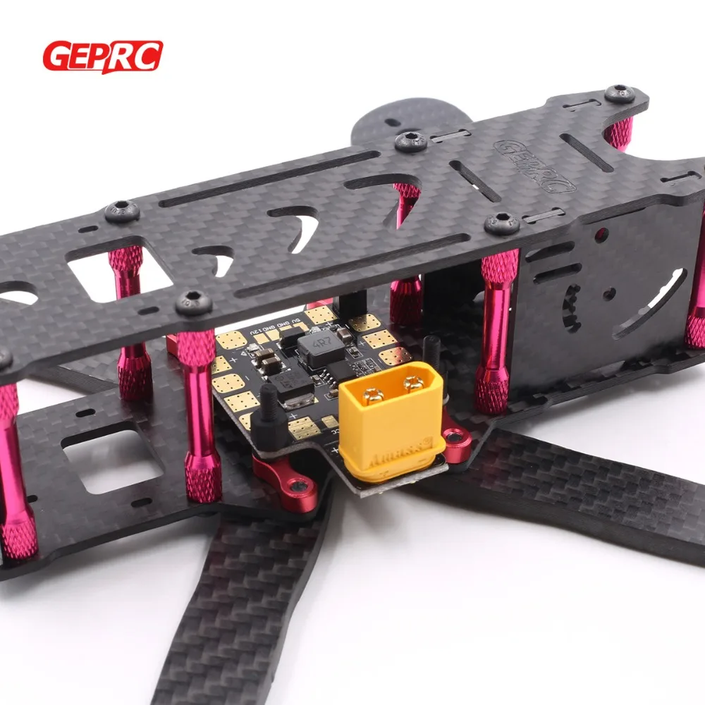 DIY FPV X Quadcopter GEPRC GEP-VX6 GEP-VX5 250 мм 215 180 гоночная рамка из углеродного волокна с задним