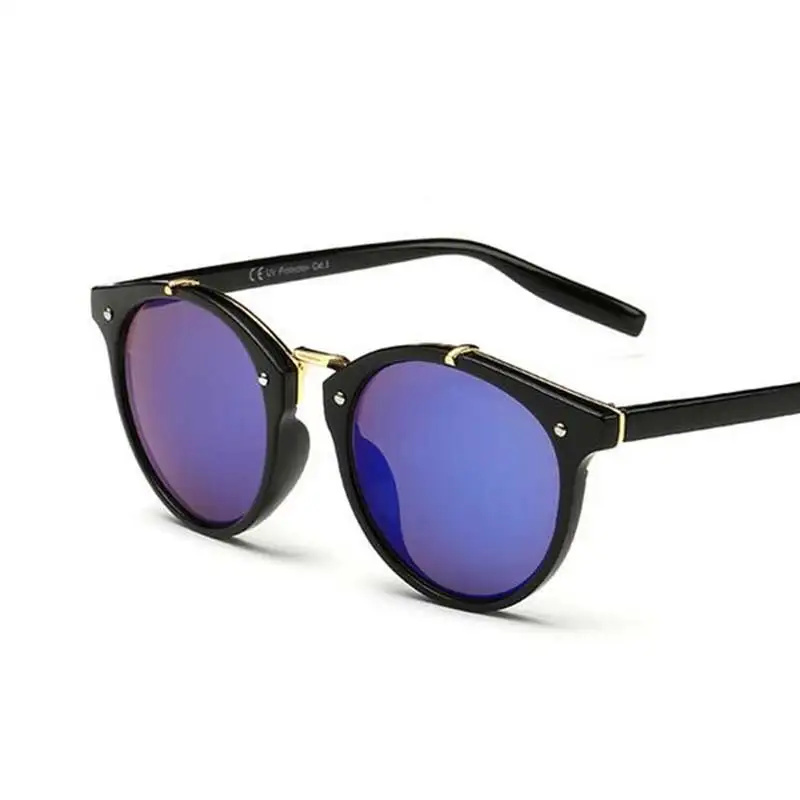2017 классические Для женщин круглый Солнцезащитные очки для Градиент Защита от