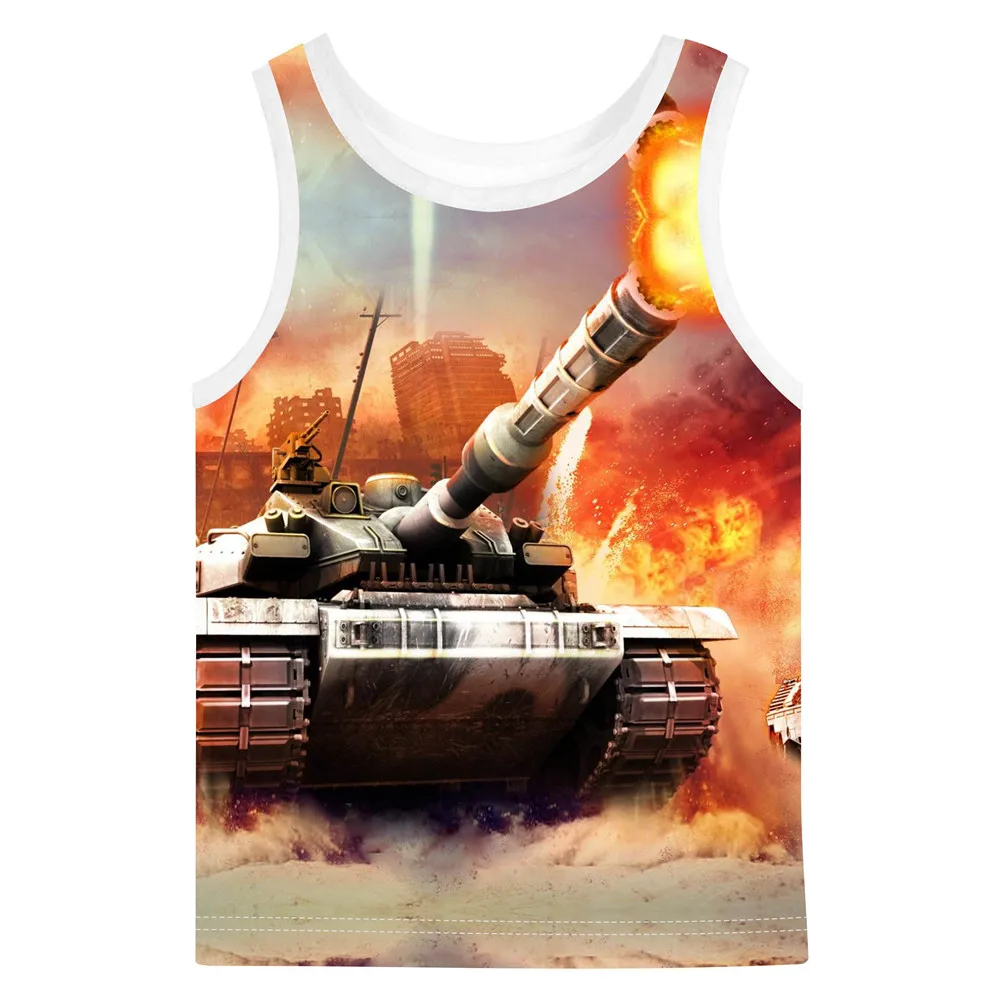 Детские футболки футболка без рукавов для маленьких мальчиков Белая Летняя с