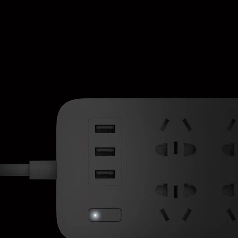 100% оригинальная лента питания XiaoMi быстрая зарядка 3 USB с 6 портами 1 8 м скрытая