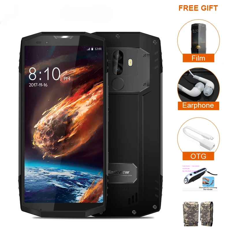 Blackview BV9000 Pro смартфон с 5 7 дюймовым дисплеем восьмиядерным процессором Helio P25 ОЗУ 6