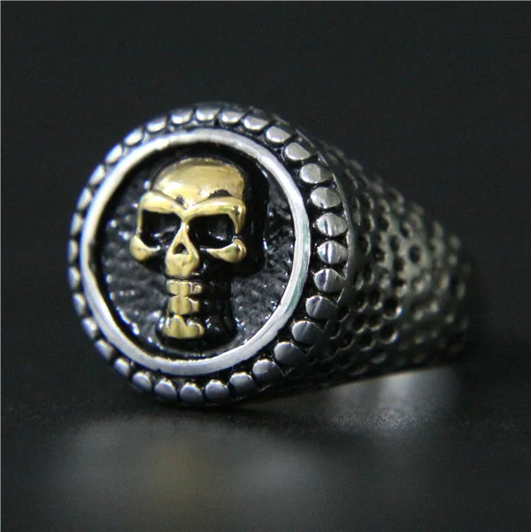 Коллекция 2018 года крутая Золотая искусственная кожа нержавеющая сталь 316L