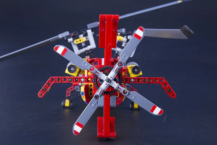1056 шт Technic 2в1 спасательный большой вертолет Строительные блоки Набор кирпичей городской экскаватор модель детские игрушки подарок