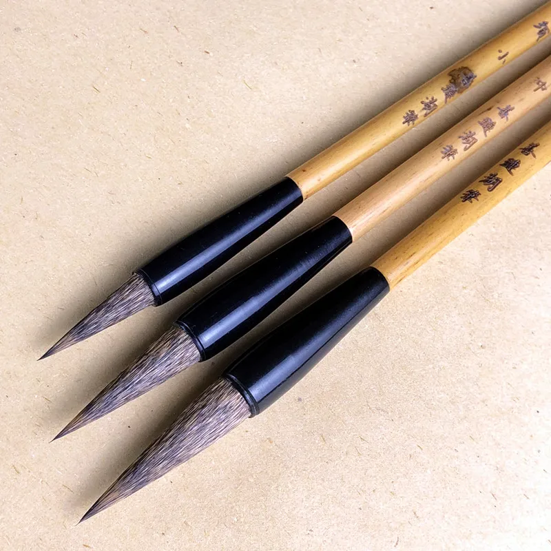 3 шт./компл. кисти для китайской каллиграфии ручка отличное качество набор кистей
