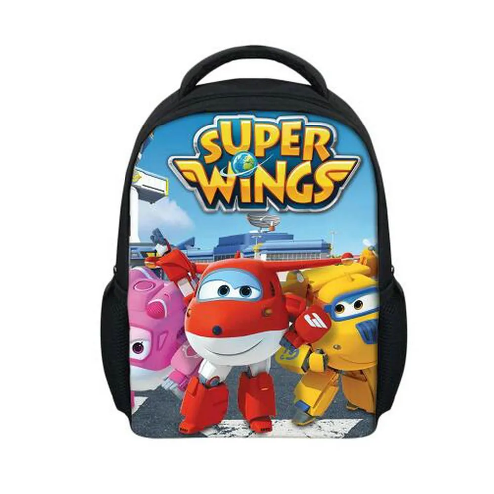 Школьные рюкзаки в стиле аниме Super Wings модный детский рюкзак на плечо дорожный для