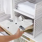 Креативные съемные держатели для хранения ящиков многофункциональный шкаф для одежды приемные корзины рамка многослойный складной органайзер