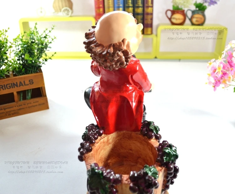 Humourous и creatible подставка для бутылки вина из полирезины ручной работы|creative wine