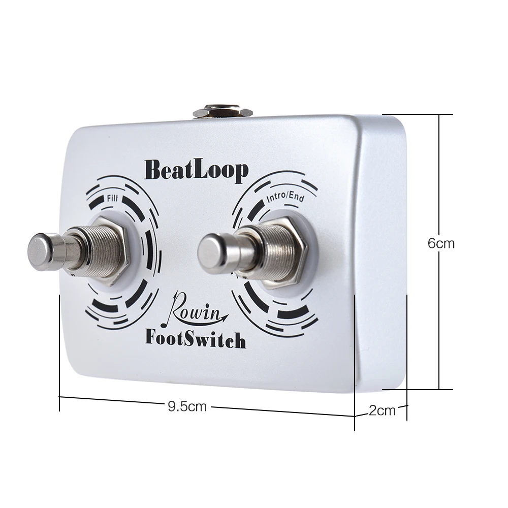 Rowin BEAT LOOP Запись гитарный эффект педаль Looper макс. 50 мин. время записи Встроенный 40