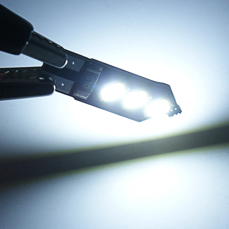 10 шт. автомобисветильник светодиодсветодиодный лампы LYMOYO T10 W5W canbus 5630 6SMD 6led без