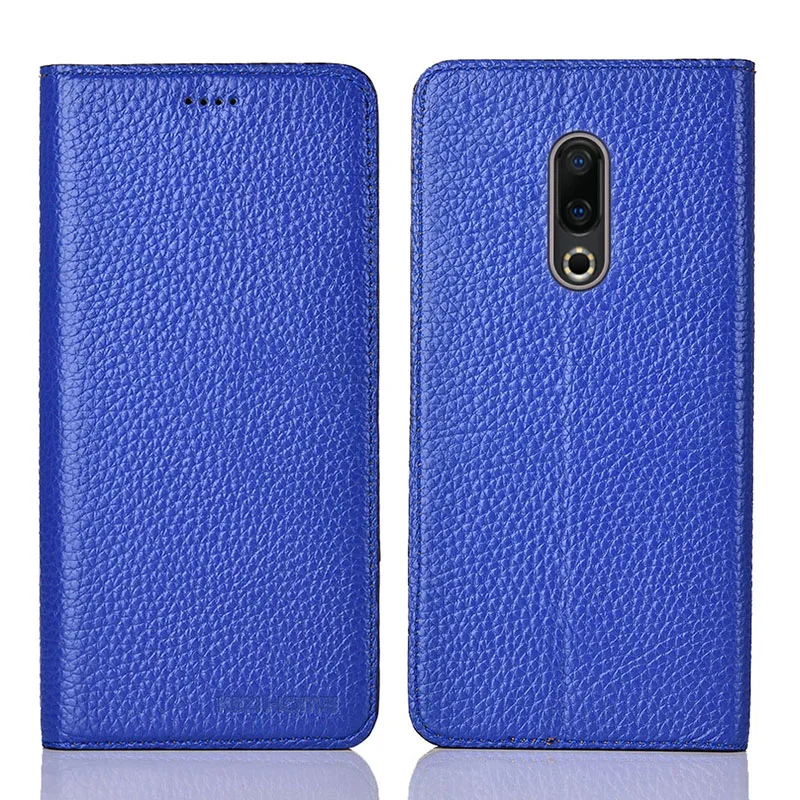 Для Meizu 16 16th чехол KEZiHOME личи Натуральная кожа флип Стенд кожаный чехол Капа для Meizu 16 чехол для телефона s