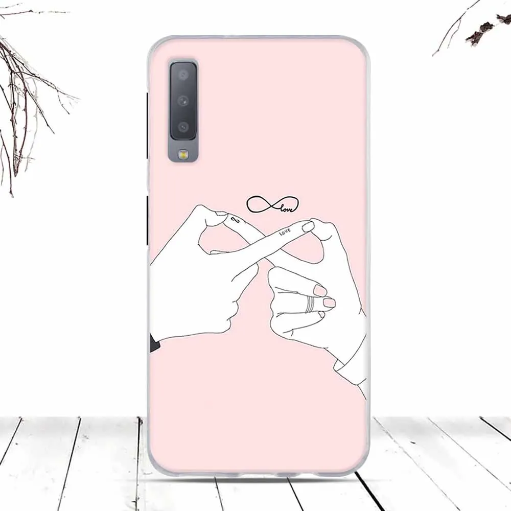 Чехол для Samsung Galaxy A7 2018 A750 чехол мягкий силиконовый из ТПУ (2018) бампер | Мобильные
