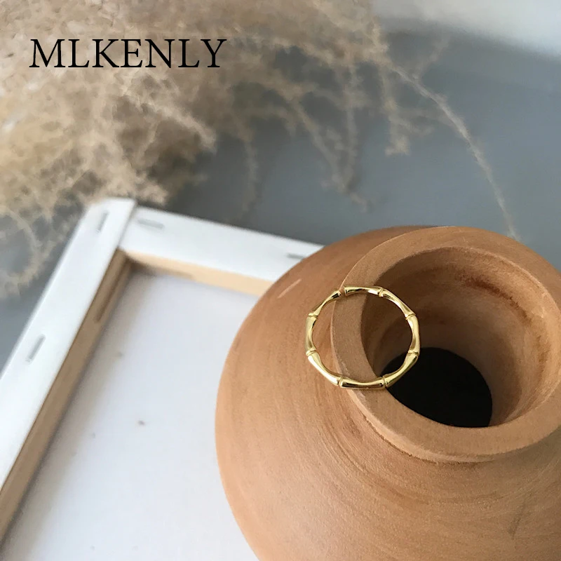 

Bamboo Open Ring Hot Selling Ring With Personality Fashion Gold Colour For Women Valentine's Day Gift
