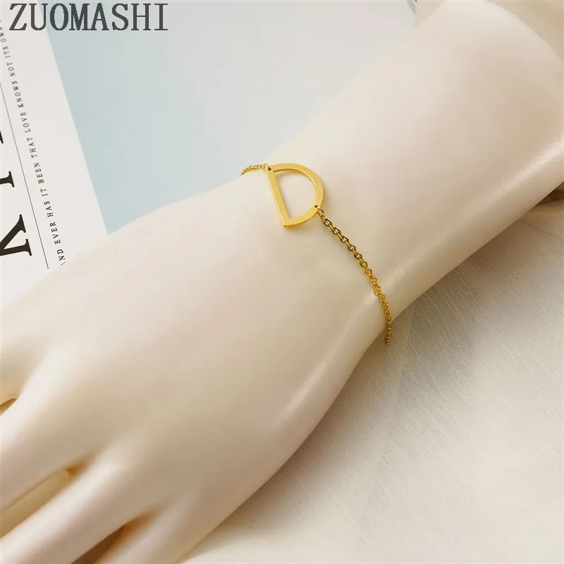 Браслет из нержавеющей стали с буквами для подружки невесты | Украшения и