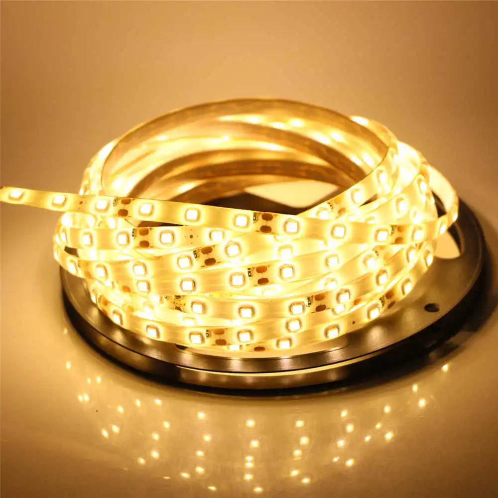 Светодиодная лента гибкая 2835 SMD 12 в пост. Тока 5 м 300 светодиодов белый теплый