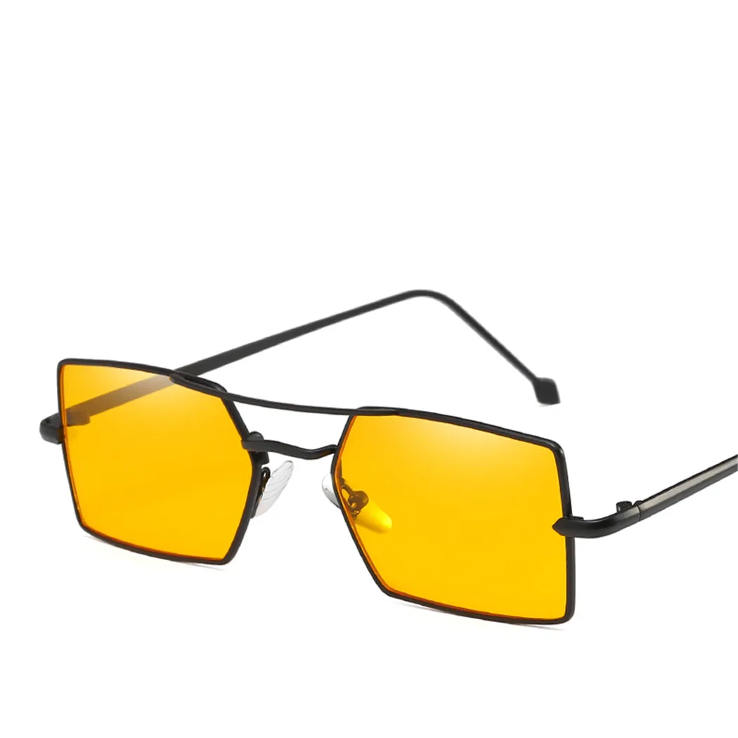 Men&ampWomen Vintage Square Sunglasses Metal Frame Hip Hop Sun Glasses Fashion Brand Designe Cool Star Sunglass Shades Eyewear | Аксессуары